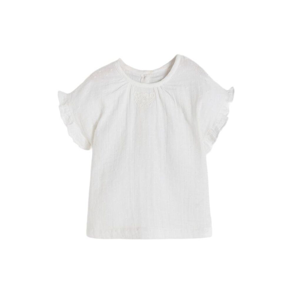 Babycottons Girls  Blouse, White